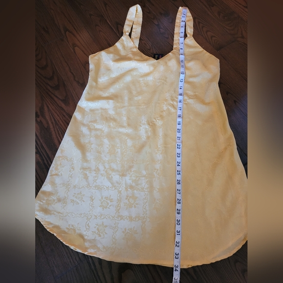 Satiny Nightgown, Buttery Yellow - Picture 5 of 9